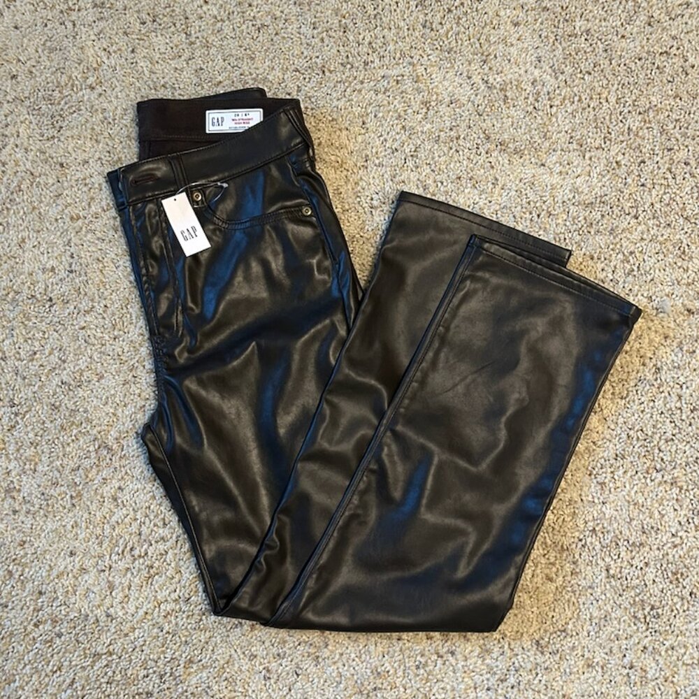 Gap Brown Leather Pants